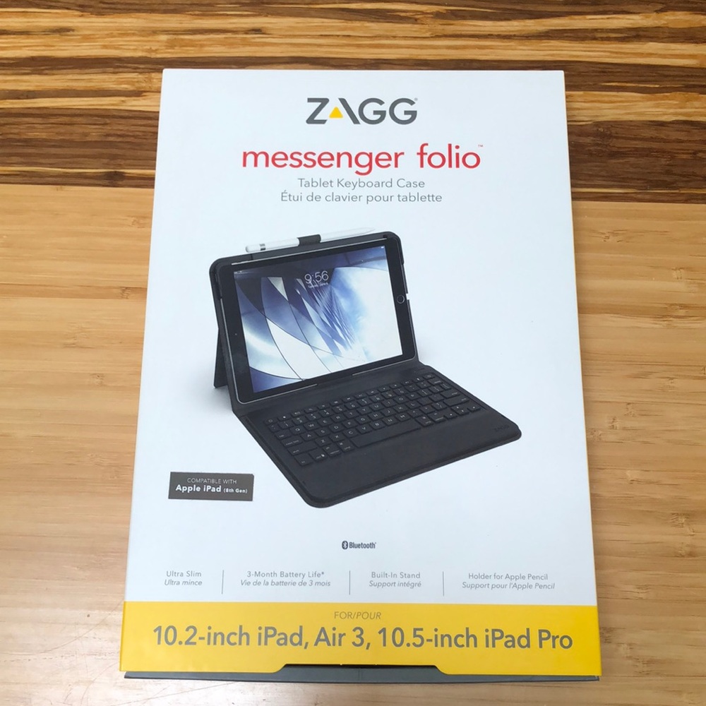 Zagg iPad Tablet Keyboard Case